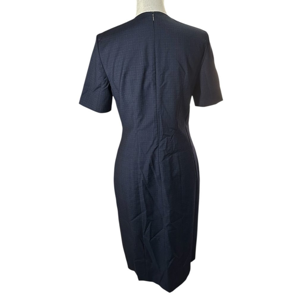 Boss Hugo Boss Delysia Navy Sheath Dress - Picture 3 of 11
